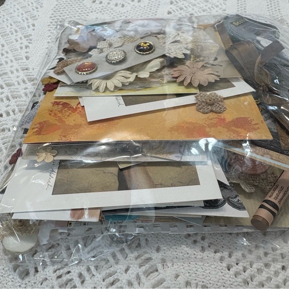 DIY Junk Journal Mystery Surprise Kit - ‘Brown’ Paper Ephemera Etc 100 + PIECES - Picture 5 of 5